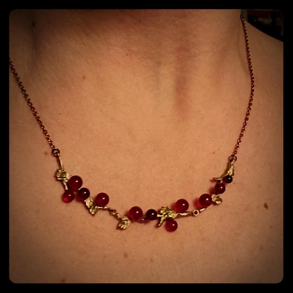 "HOLLY SPRIG" Necklace from THE MET.